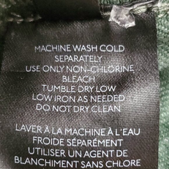 BDG Urban Outfitters Jack High-Waisted Carpenter Jean – Olive Green Corduroy 25 - Picture 12 of 13